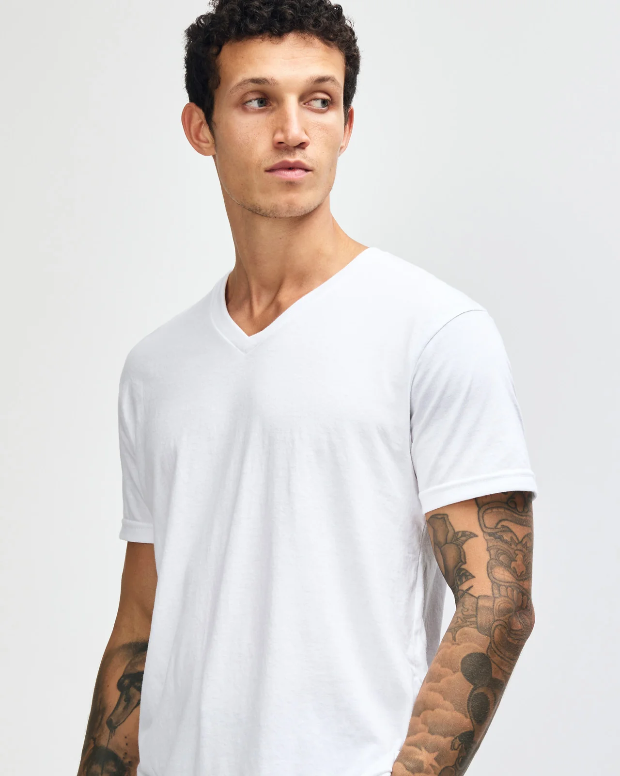Unisex V-Neck T-shirt - Image 40