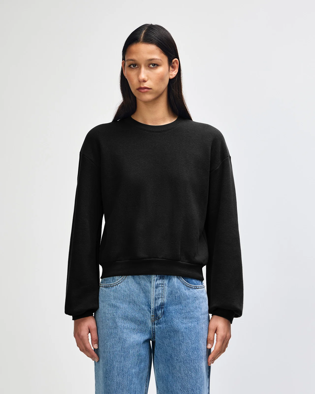 Women’s Cropped Crewneck Sweatshirt - Image 14
