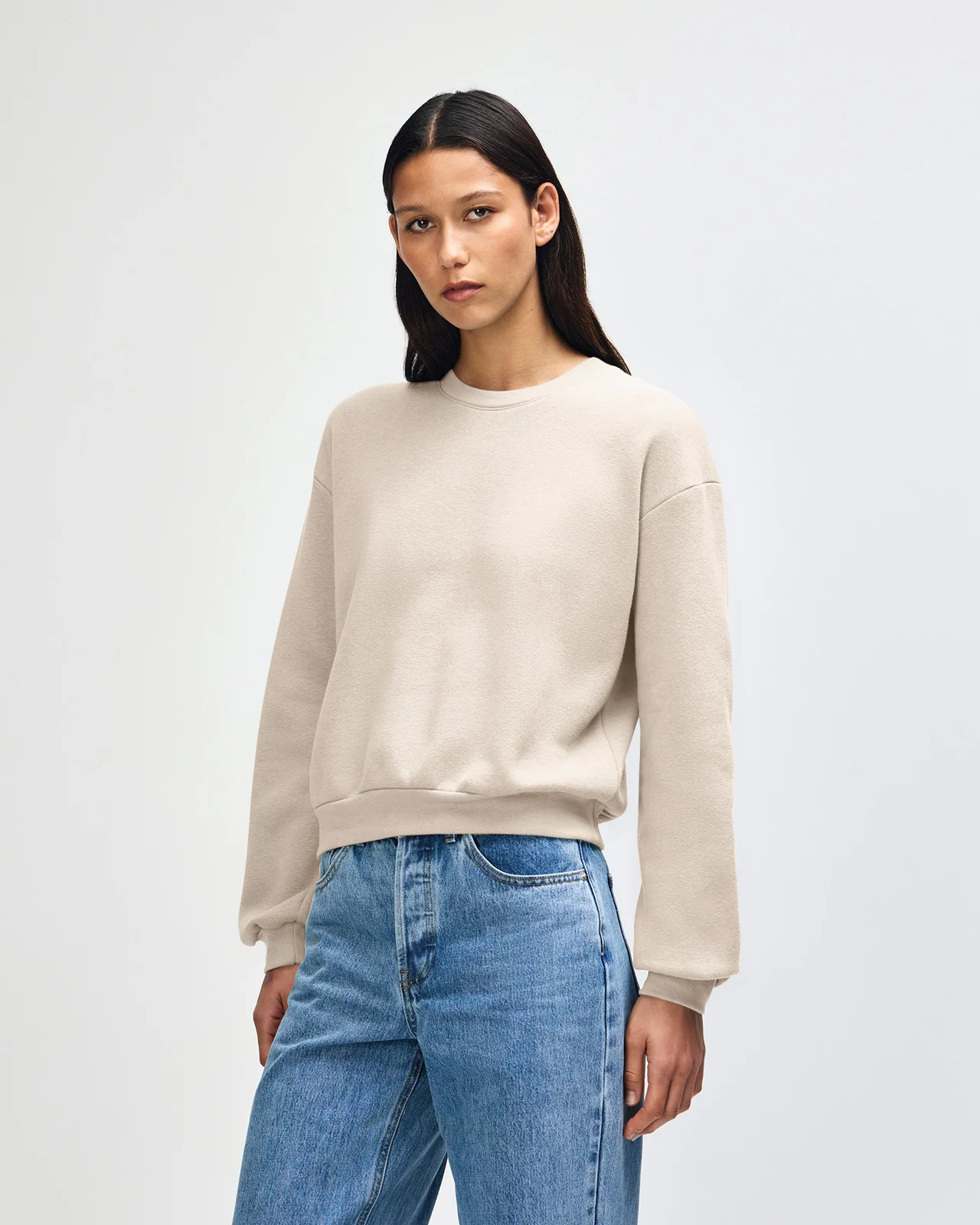 Women’s Cropped Crewneck Sweatshirt - Image 22