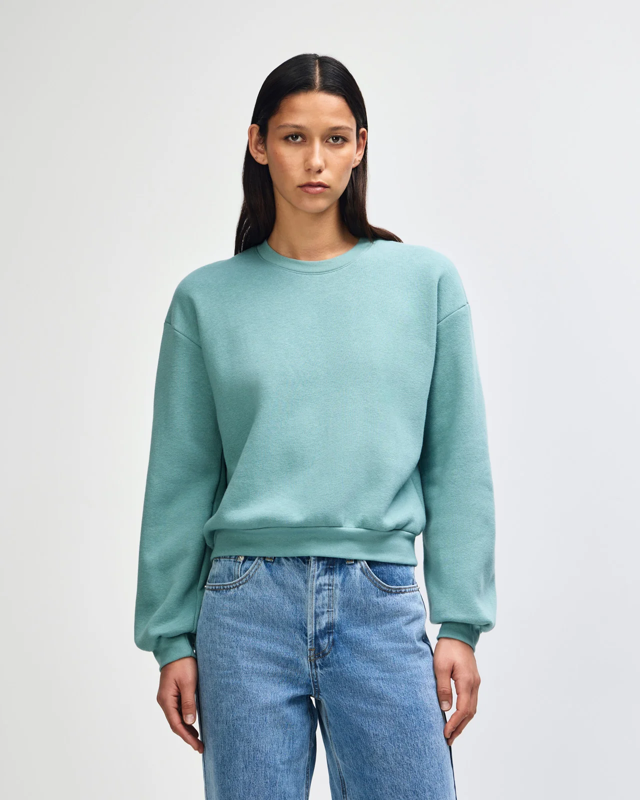 Women’s Cropped Crewneck Sweatshirt - Image 3