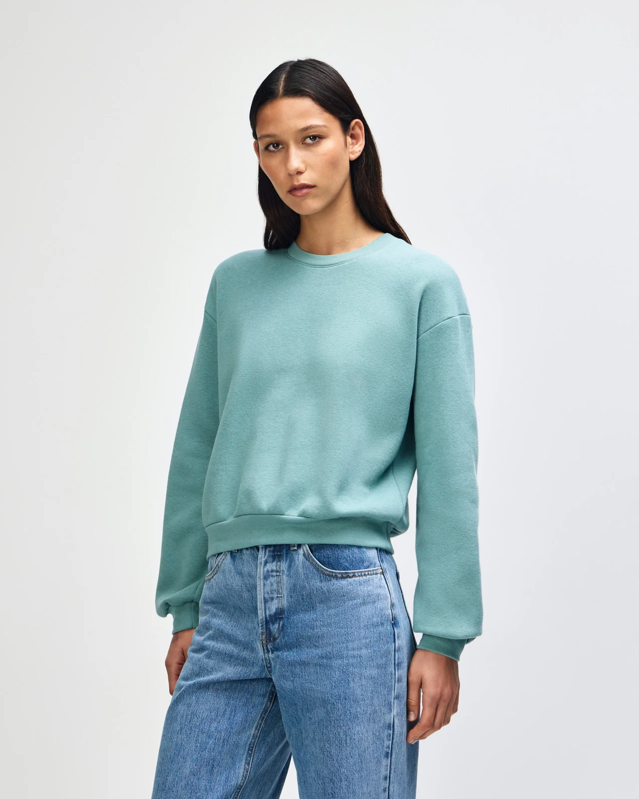 Women’s Cropped Crewneck Sweatshirt - Image 5