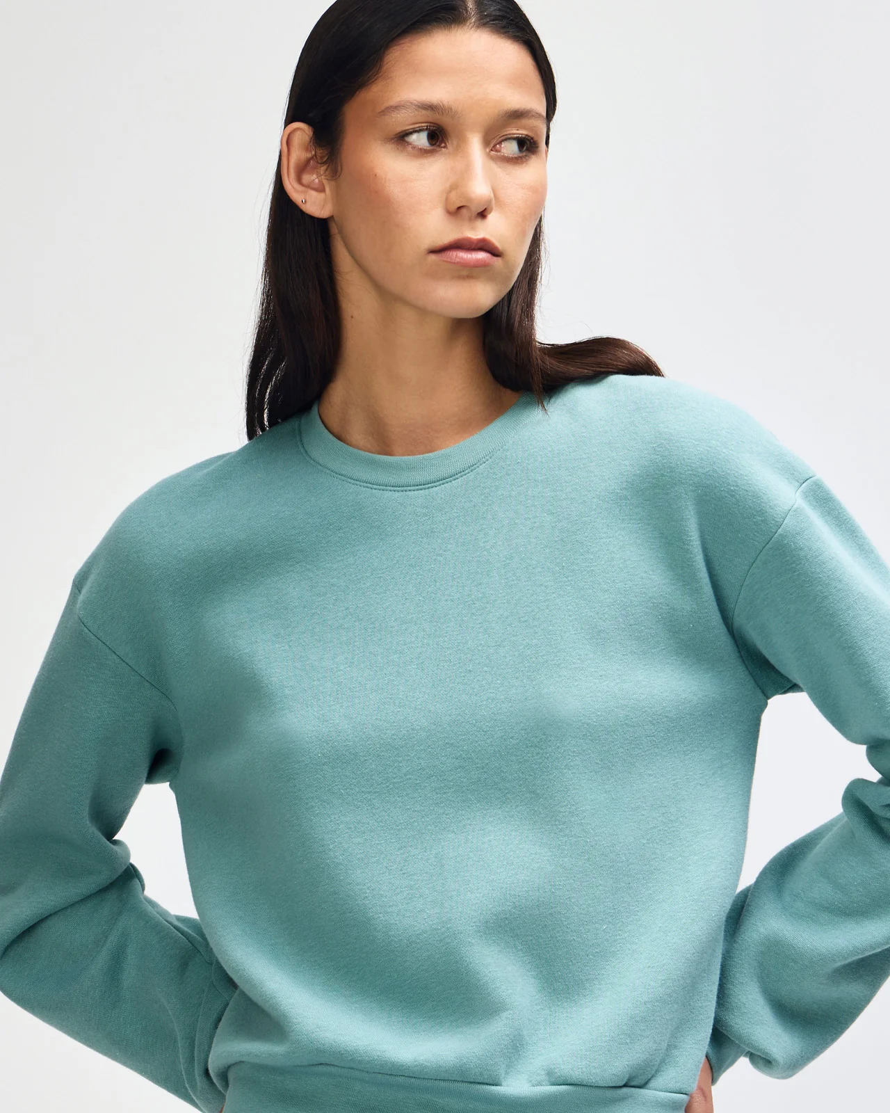 Women’s Cropped Crewneck Sweatshirt - Image 6