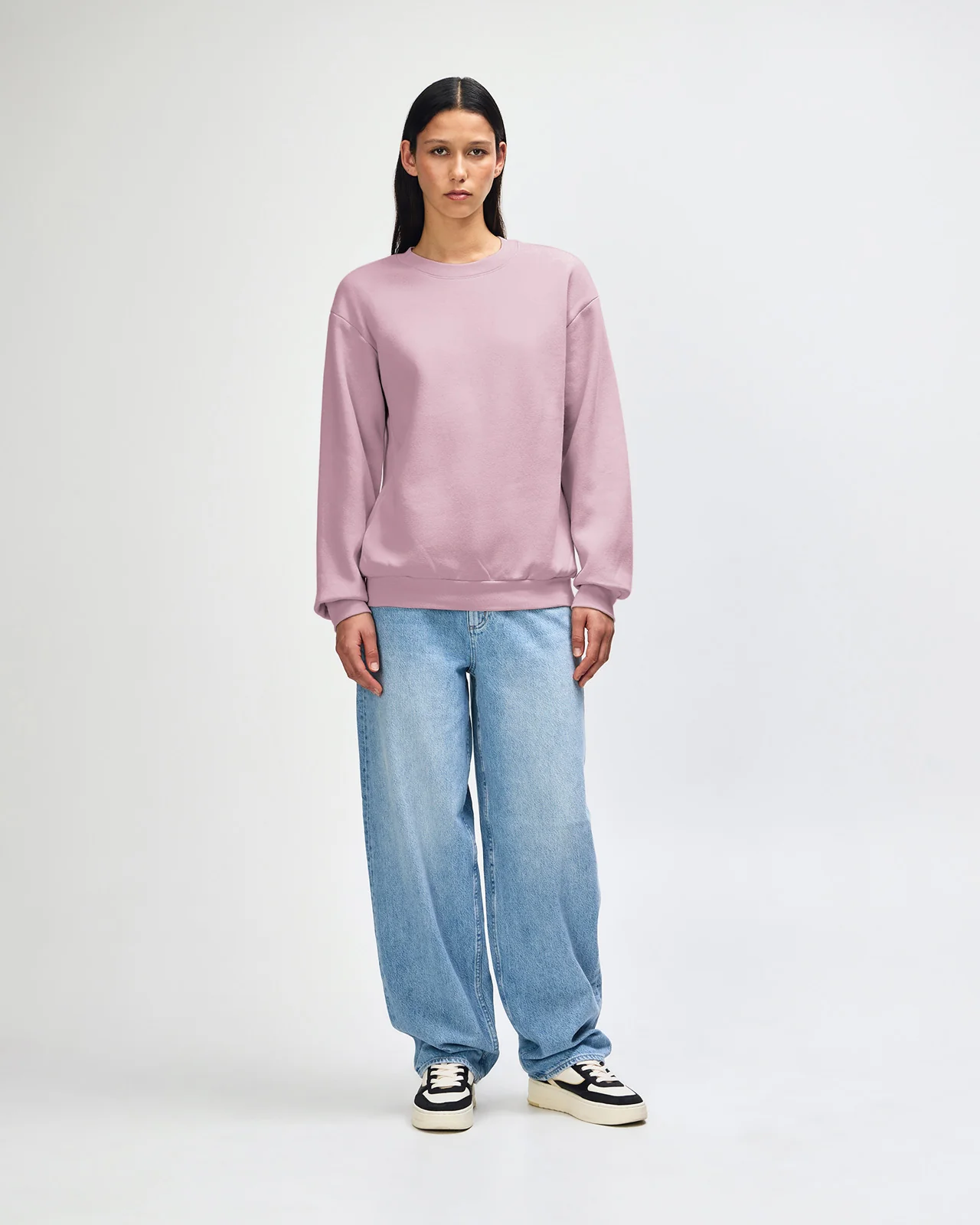 Crewneck Sweatshirt Tracksuit - Blush - Image 5