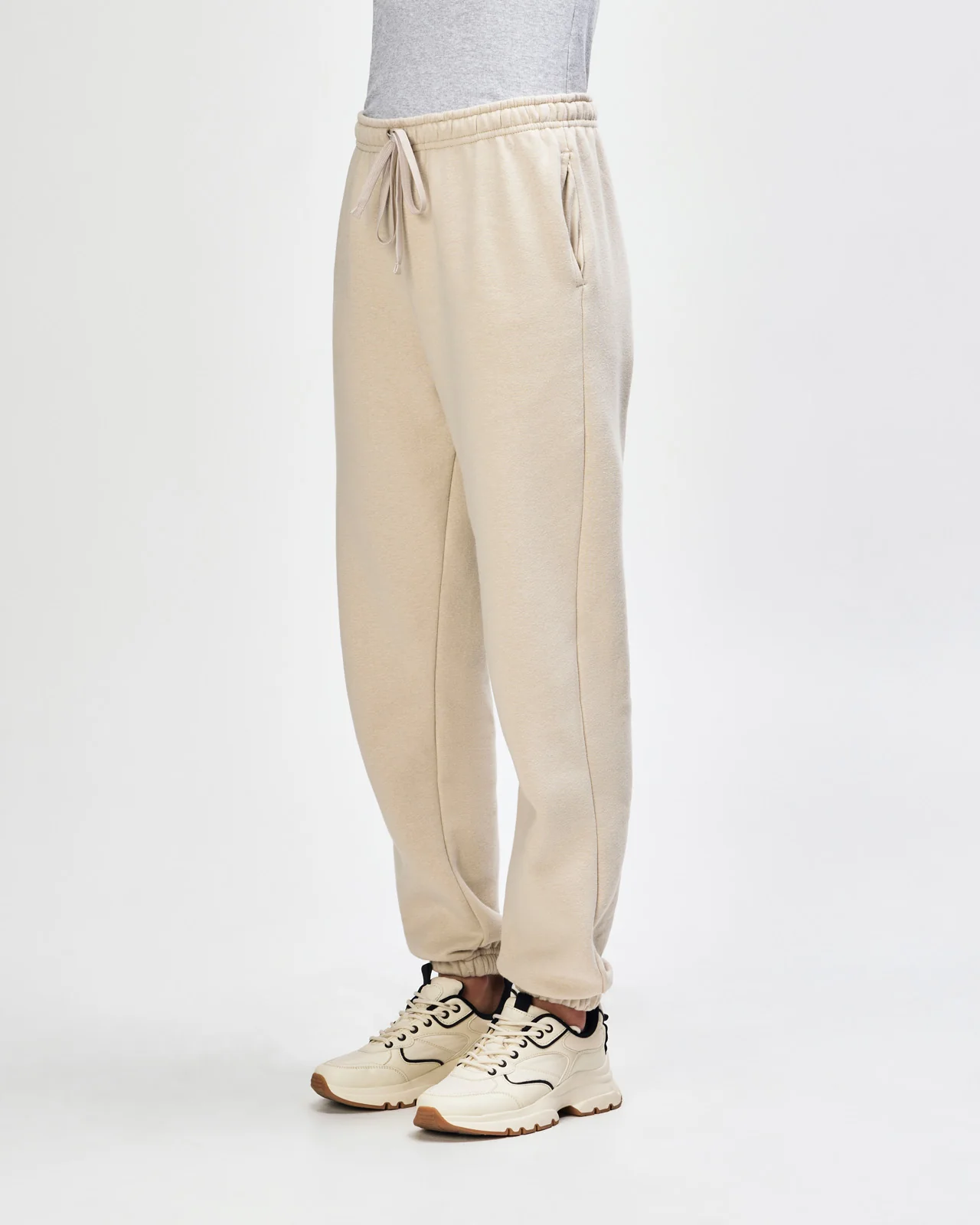 Crewneck Sweatshirt Tracksuit - Bone - Image 11
