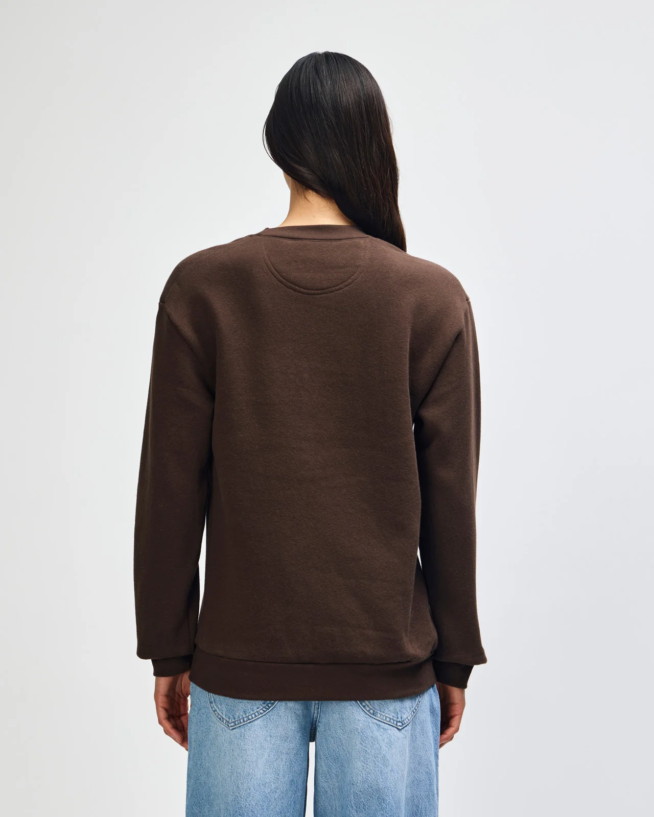 Crewneck Sweatshirt Tracksuit - Brown - Image 5