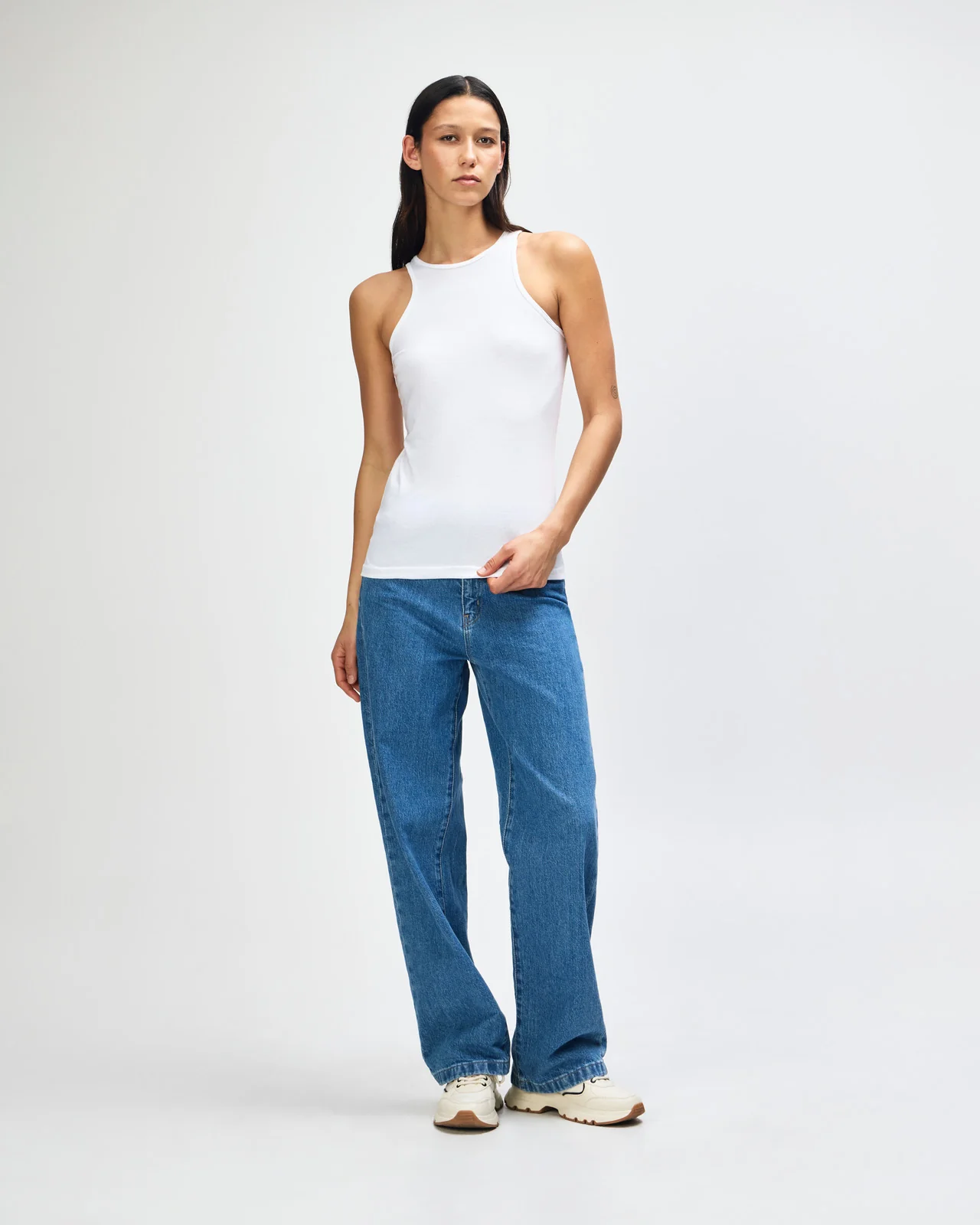 Women's Racer Neck Tank - Image 5