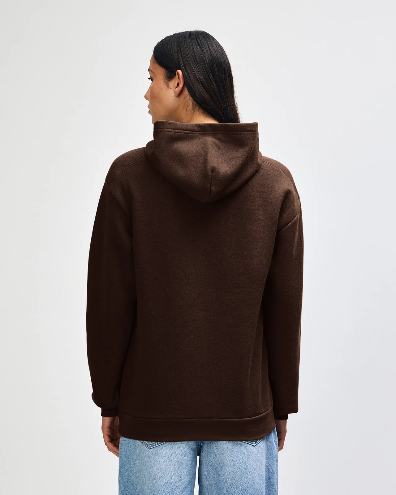 Pullover Hoodie Tracksuit - Brown - Image 5