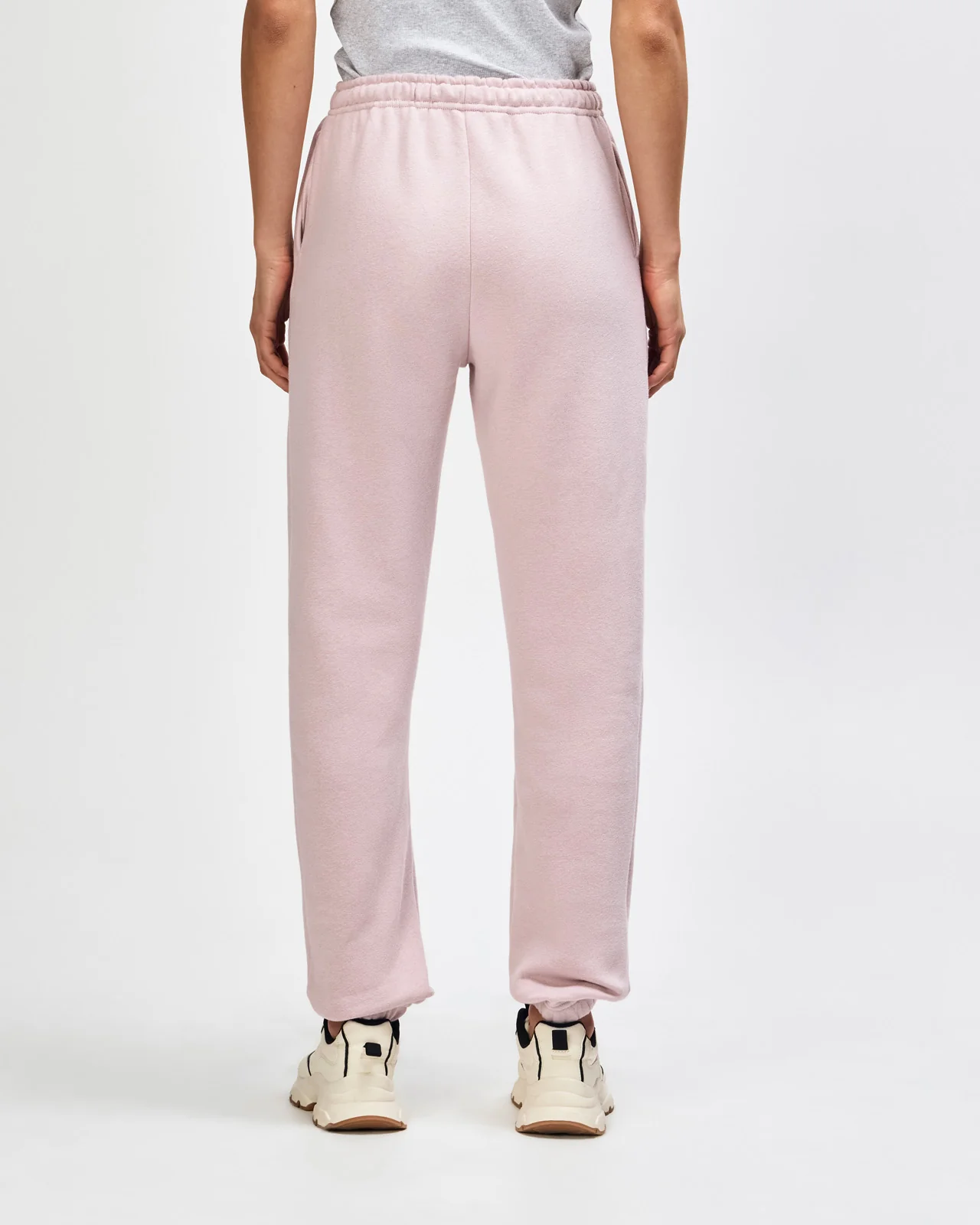 Zip-Up Hoodie Tracksuit - Blush - Image 8