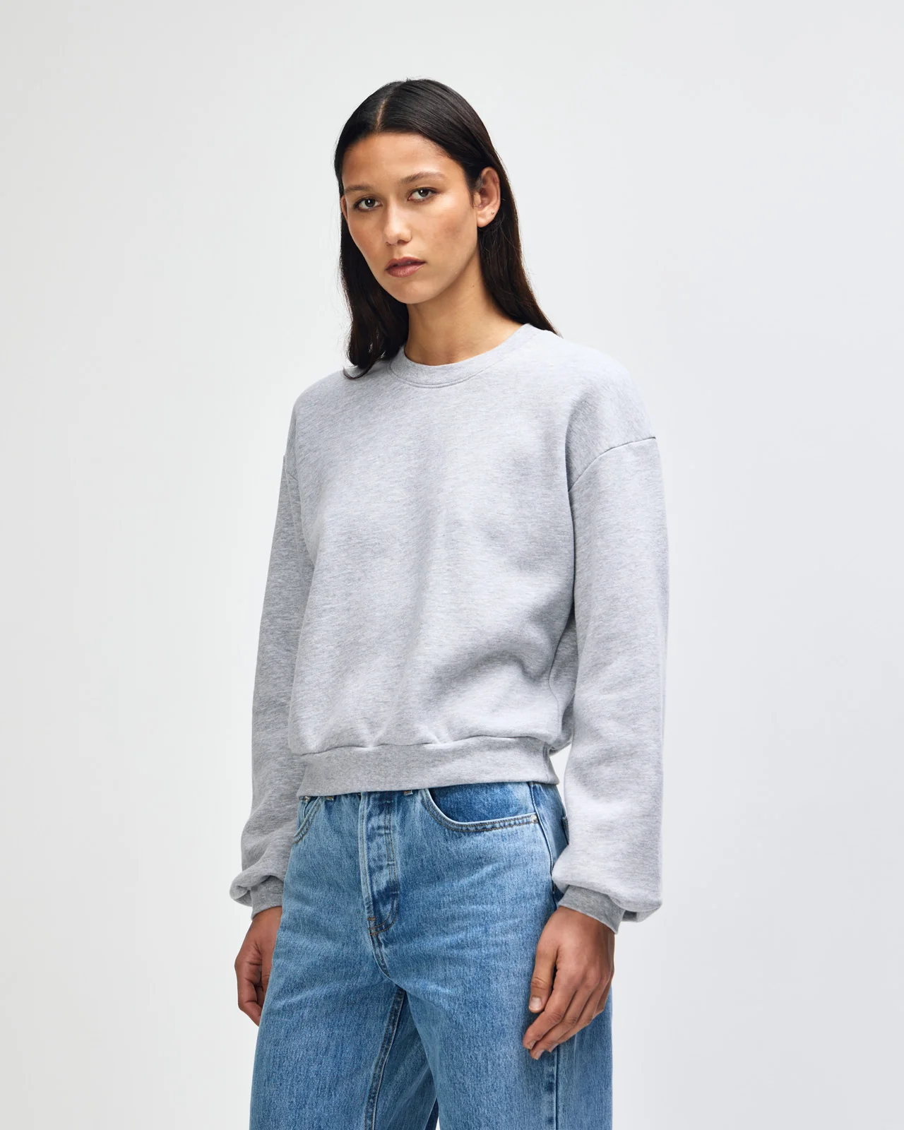 Women’s Cropped Crewneck Sweatshirt - Image 36