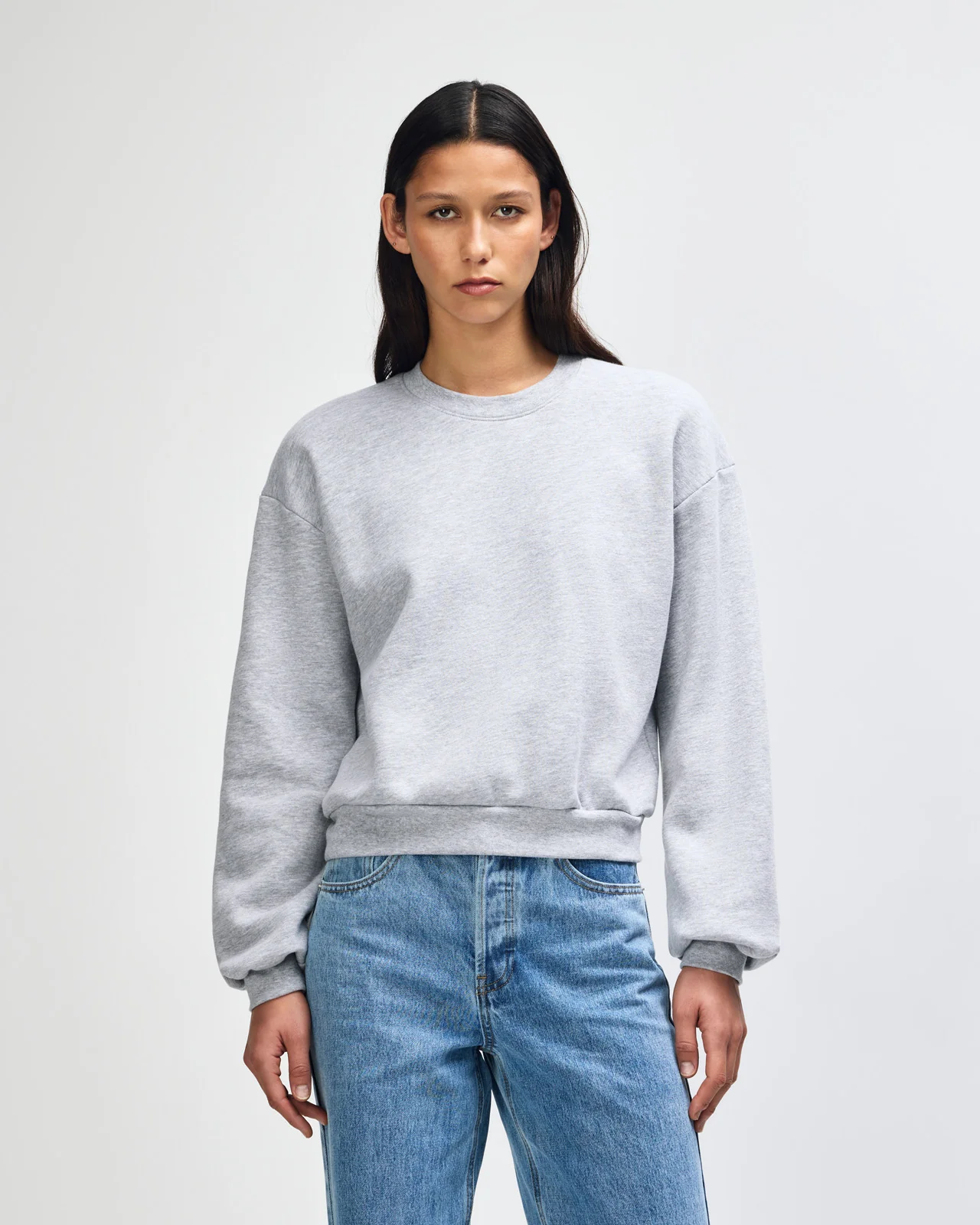 Women’s Cropped Crewneck Sweatshirt - Image 34